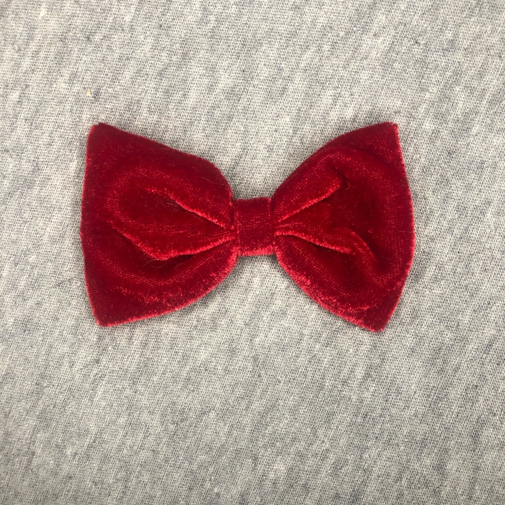 Red Bow Hair clip